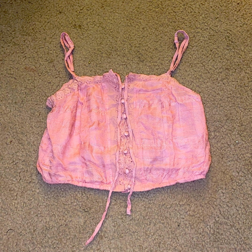 Aeropostale pink crop top